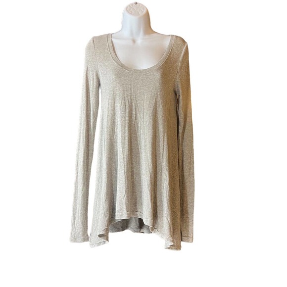 Free People Top We The Free Womens Size Small Heather Betty Long Sleeve Slouchy - Picture 1 of 12